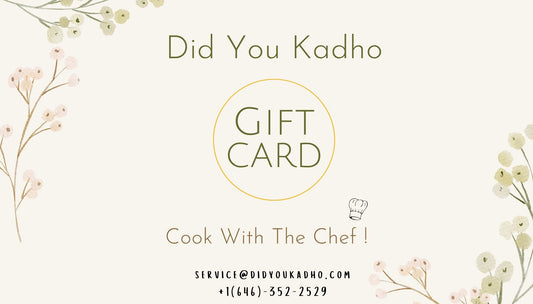 Cooking Class Gift Card - My Store